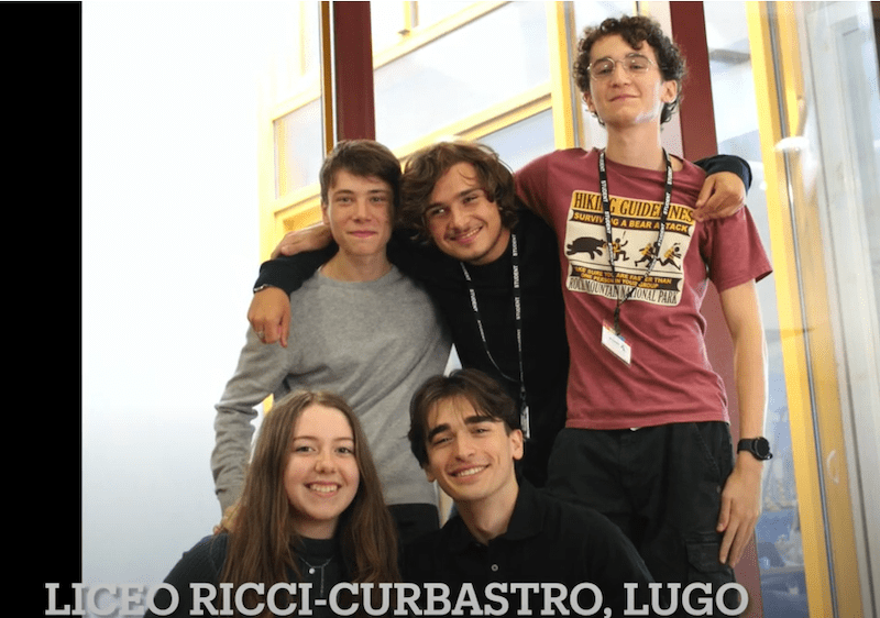 I 5 partecipanti del nostro Liceo
