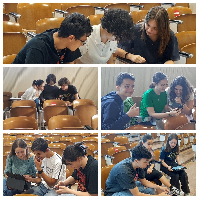 Studentesse e studenti al lavoro