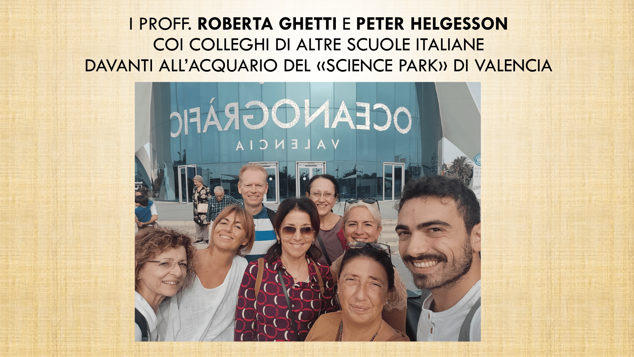 Gli insegnanti in mobilità a Valencia