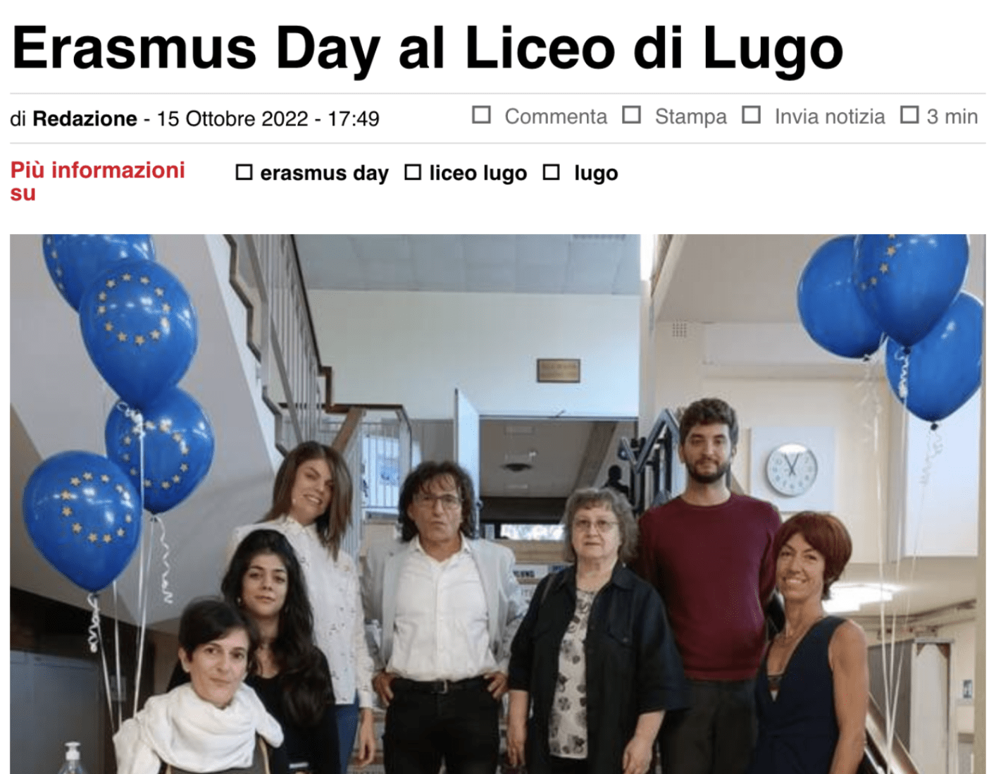 un articolo pubblicato