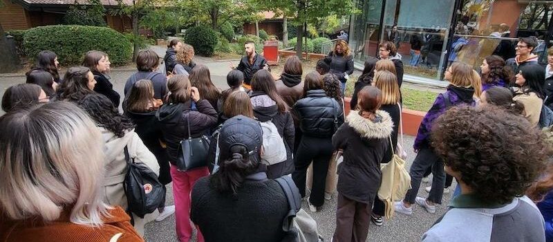 accoglienza del gruppo all'arrivo